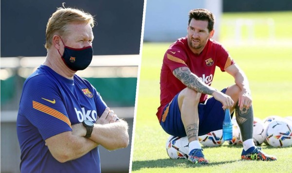 Koeman habla sobre Messi tras su intento frustrado de dejar el Barça