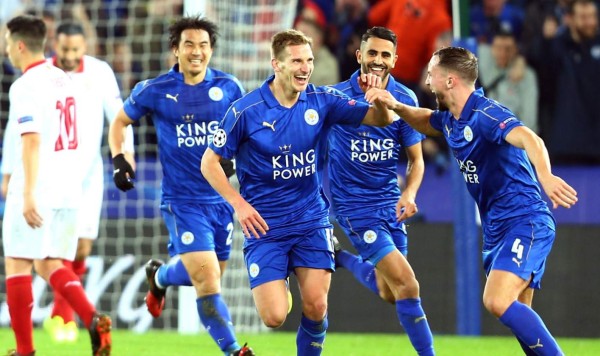 ¡Histórico! El Leicester se bajó al Sevilla y avanza a cuartos de la Champions