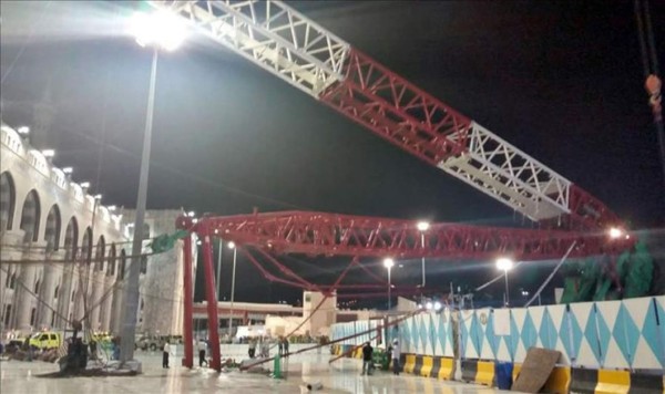 Suben a más de 100 los fallecidos al caer una grúa en la mezquita de La Meca