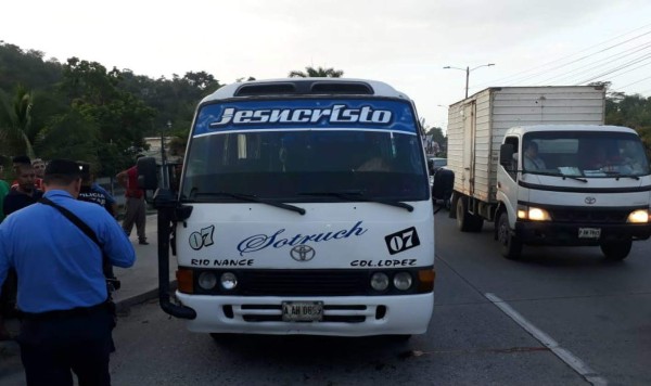 Matan a un conductor de bus en Choloma, Cortés