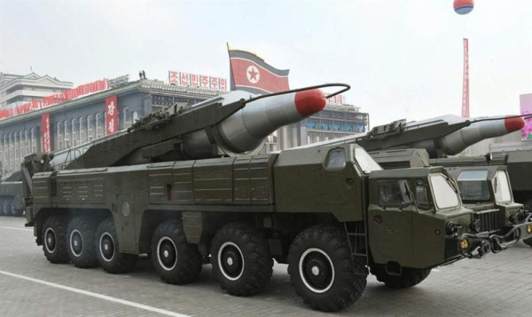 Corea del Norte desplegó un potente misil Musudan