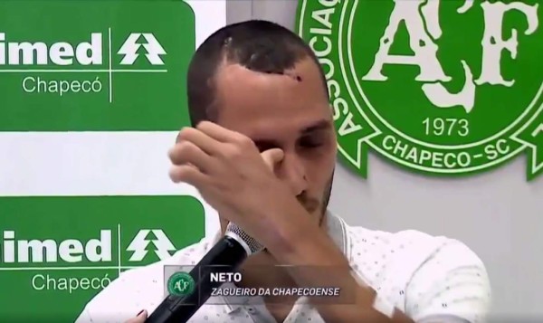 El estremecedor mensaje de Helio Neto tras la tragedia del Chapecoense