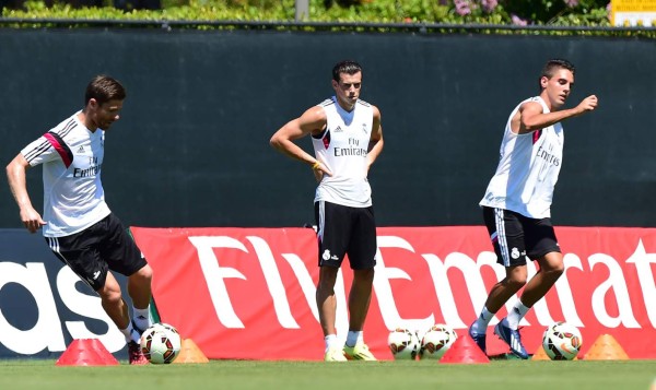 El Real Madrid tocó el balón en Los Ángeles