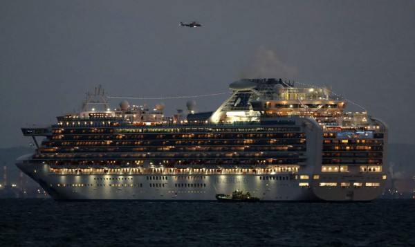 Japón deja en cuarentena a 3,500 pasajeros en crucero por caso de coronavirus