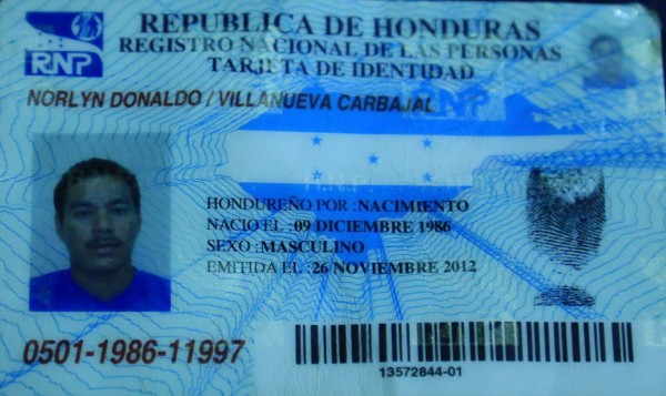 Norlyn Donaldo Villanueva Carbajal, era uno de los integrantes del equip