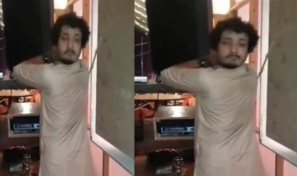 ¡Impresionante! Da vuelta su cabeza como 'el exorcista'