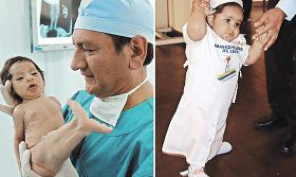 'Sirenita” peruana da sus primeros pasos