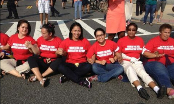 Activistas de reforma migratoria arrestadas en Washington