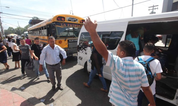 Sampedranos ya pagan L10 por pasaje en transporte público