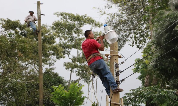 Llega energía a ocho aldeas después de 33 años de espera