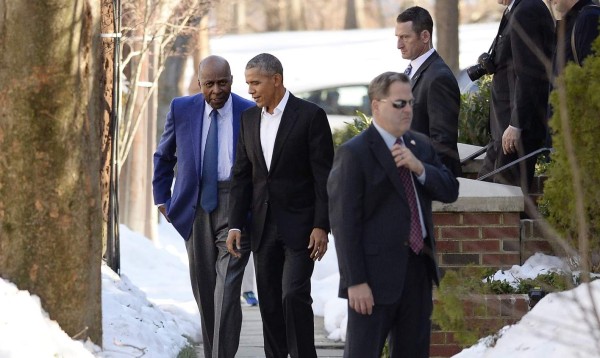 Primera visita de Obama a una mezquita estadounidense