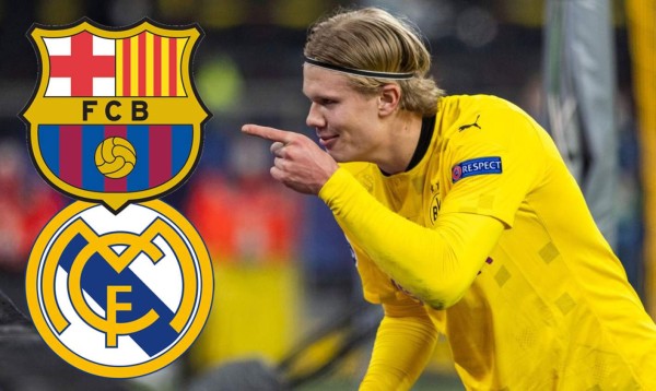 Borussia Dortmund se pronuncia tras reuniones del entorno de Haaland con Barcelona y Real Madrid