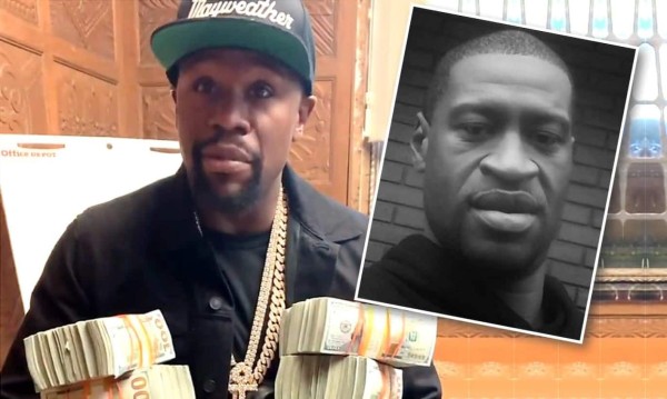 El solidario gesto de Mayweather tras la muerte de George Floyd