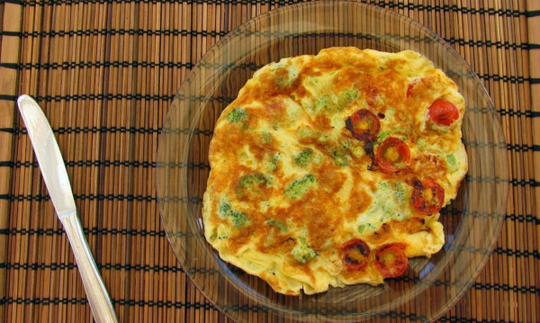 Rica receta de tortilla de brócoli