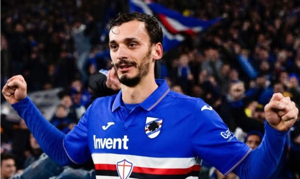 Manolo Gabbiadini, de la Sampdoria, supera el coronavirus