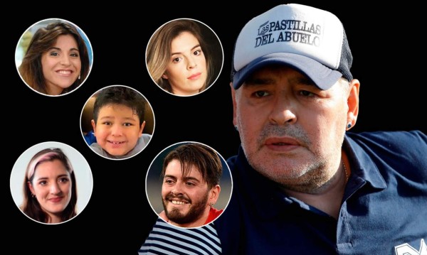 Justicia argentina confirma que herencia de Maradona se repartirá entre sus cinco hijos