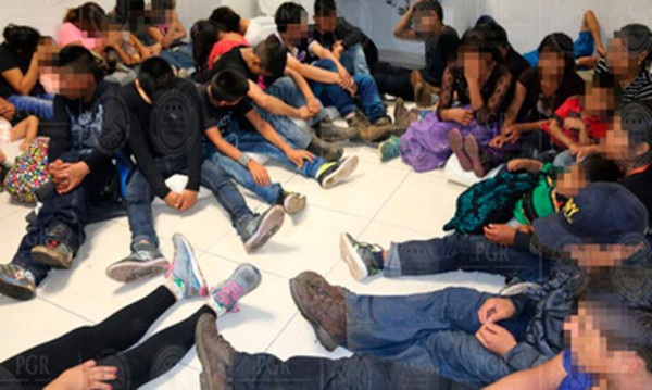 Detienen en México a migrantes hondureños que intentaban llegar a EEUU