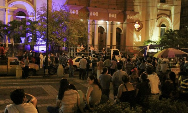 Indignados vuelven a marchar en San Pedro Sula