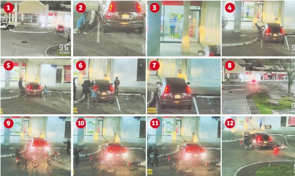 Impactante video de la captura de tres secuestradores exprés