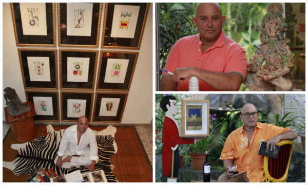 Pintor hondureño Guillermo Mahchi y su retrospectiva de vida