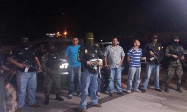 Capturan a cuatro con un kilo de cocaína en Tegucigalpa