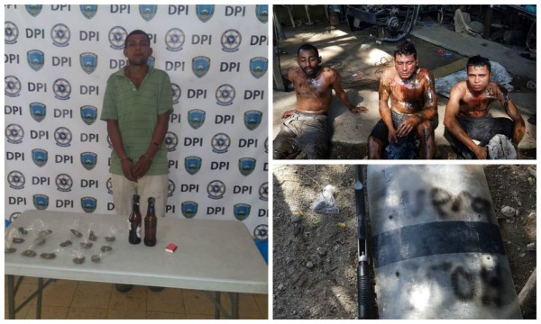 Capturan a pandillero con bombas molotov en El Progreso