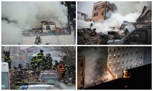 Siete muertos y 74 heridos en derrumbe de un edificio en Nueva York