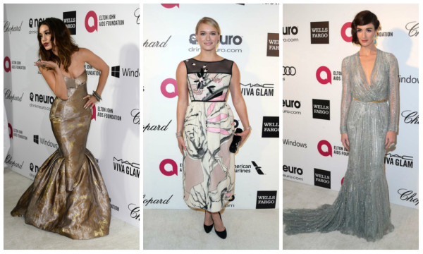 Lady Gaga y Britney Spears en la fiesta de Elton John