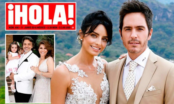 La boda de Aislinn Derbez y Mauricio Ochmann engalanan la revista '¡HOLA!'.