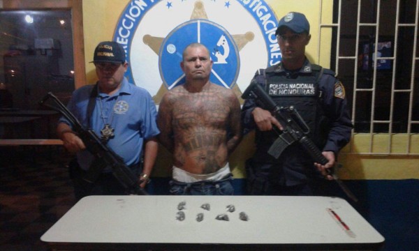 Con droga detienen a presunto marero