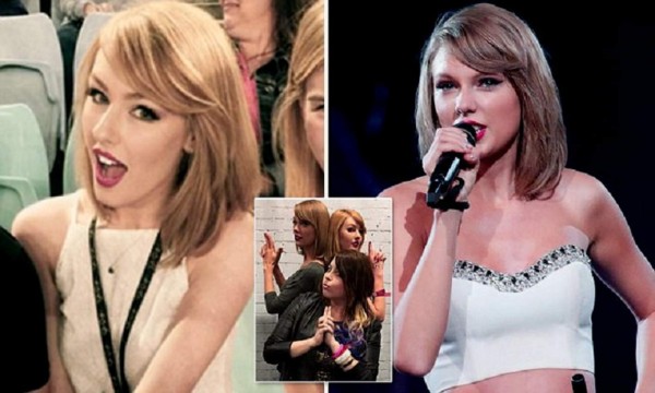 Encuentra Taylor Swift a su doble