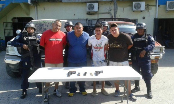 Capturan a supuestos integrantes de banda de sicarios en Tocoa, Colón