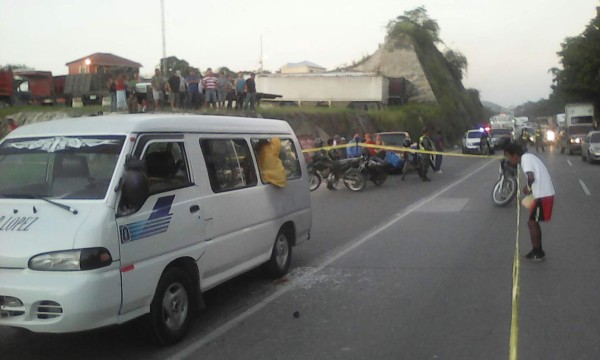 Matan a balazos a pasajero de rapidito en Choloma
