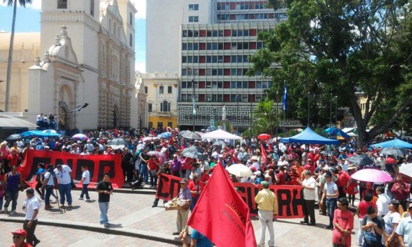 Libre protesta en celebración de Independencia Patria