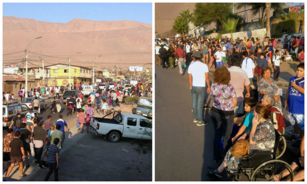 Un sismo de 7 grados de magnitud sacude la costa del norte de Chile