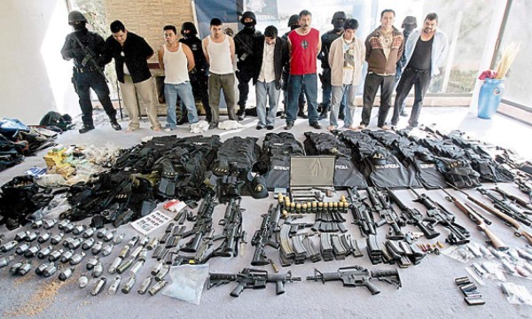 Caen 11 presuntos sicarios del cartel de Sinaloa