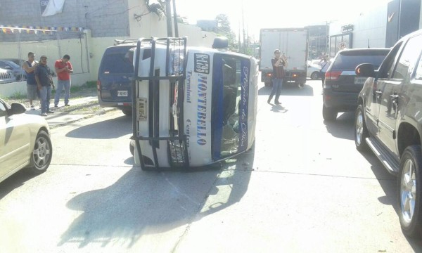 Rapidito protagoniza otro accidente en San Pedro Sula