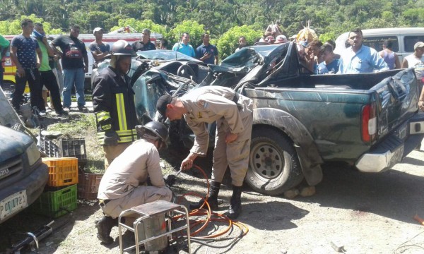Accidentes viales dejan un muerto y varios heridos