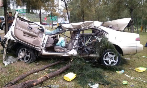 Honduras: Accidente deja a cuatro docentes gravemente heridos   