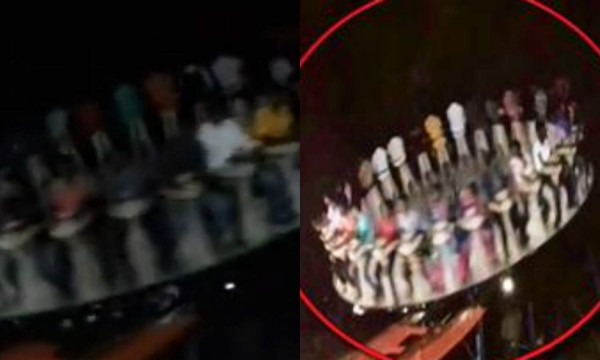 Impactante: Juego mecánico se descompone y sus ocupantes salen volando