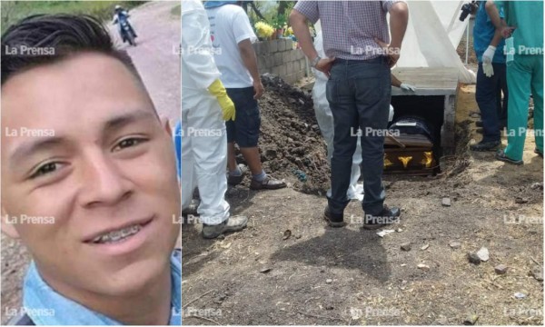 Exhuman cadáver de joven fallecido durante protestas