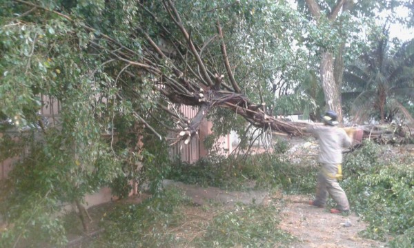 Lluvias provocan daños en El Progreso, Choloma y La Lima