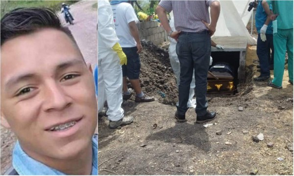 Exhuman cadáver de joven fallecido durante protestas