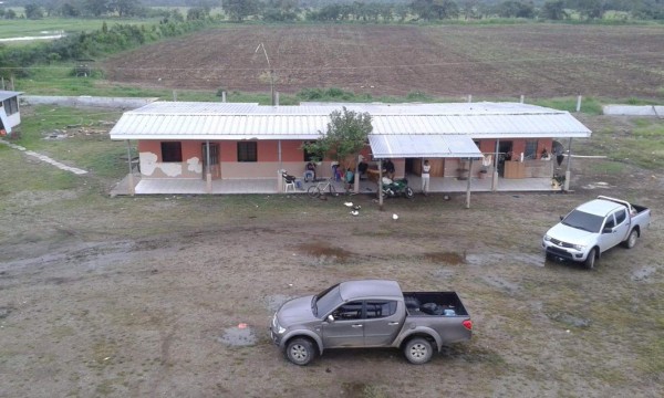 Security forces patrol the streets of Tegucigalpa on January 18, 2019 as part of a new operation against gangs in cities and rural areas across Honduras. (Photo by STR / AFP)