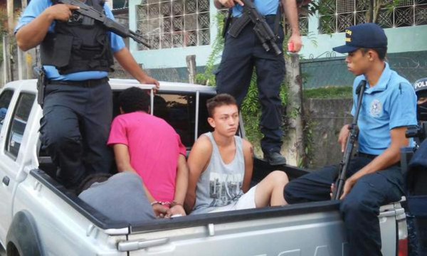 Capturan a cuatro hondureños de la banda 'El Gringo'