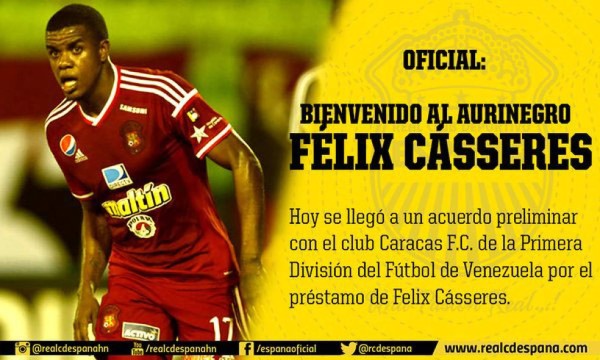 Real España ficha a mediocampista venezolano