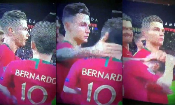Cristiano Ronaldo al parecer no le gustó el no haber sido elegido como el MVP de la UEFA Nations League.