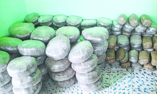 Decomisan camión con 500 libras de marihuana en el norte de Honduras