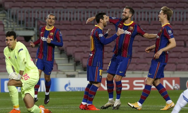 Video: Barcelona vence con apuros al Dinamo de Kiev en la Champions League