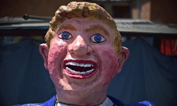 Trump, el personaje favorito de los mexicanos en la 'quema de Judas”